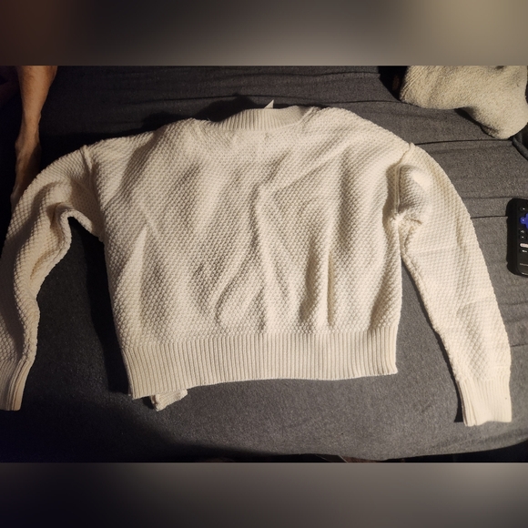 Jessica Simpson Cream Textured Cardigan - Picture 4 of 5